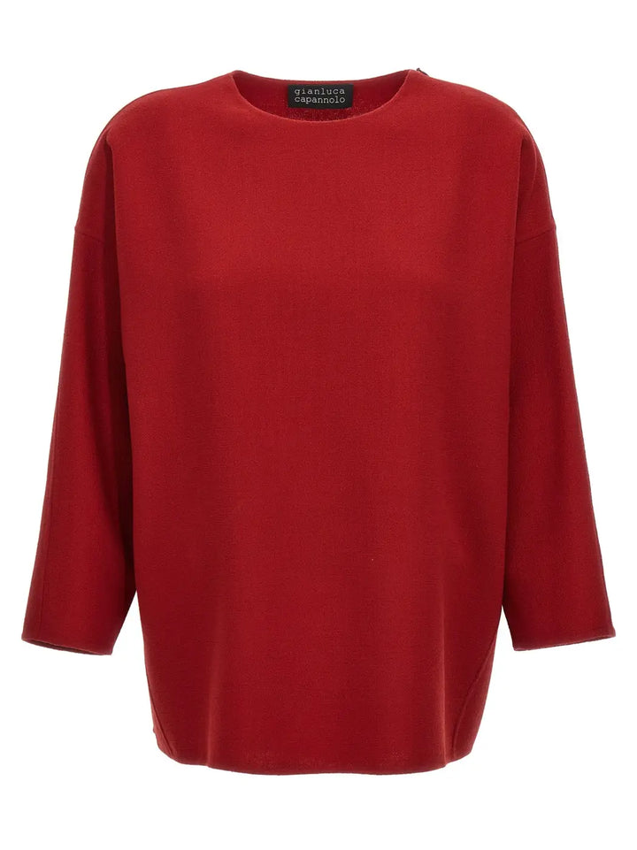 Gianluca Capannolo Red Virgin Wool Shirt