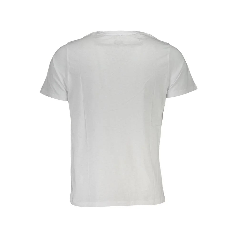 Gianmarco Venturi Bianco Cotton Men T-Shirt