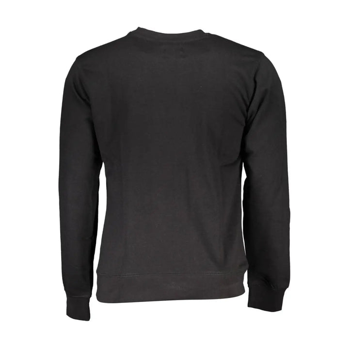 Gianmarco Venturi Black Cotton Men Sweatshirt