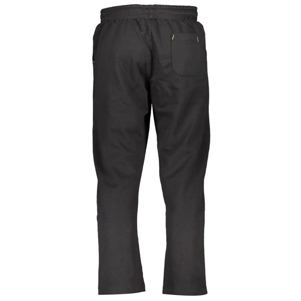 Gianmarco Venturi Black Cotton Men’s Sweatpant