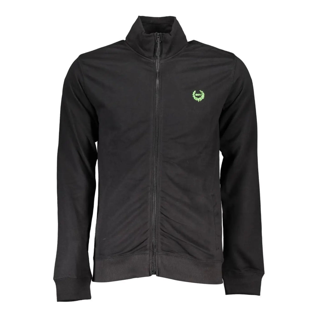 Gianmarco Venturi Black Cotton Men’s Sweatshirt