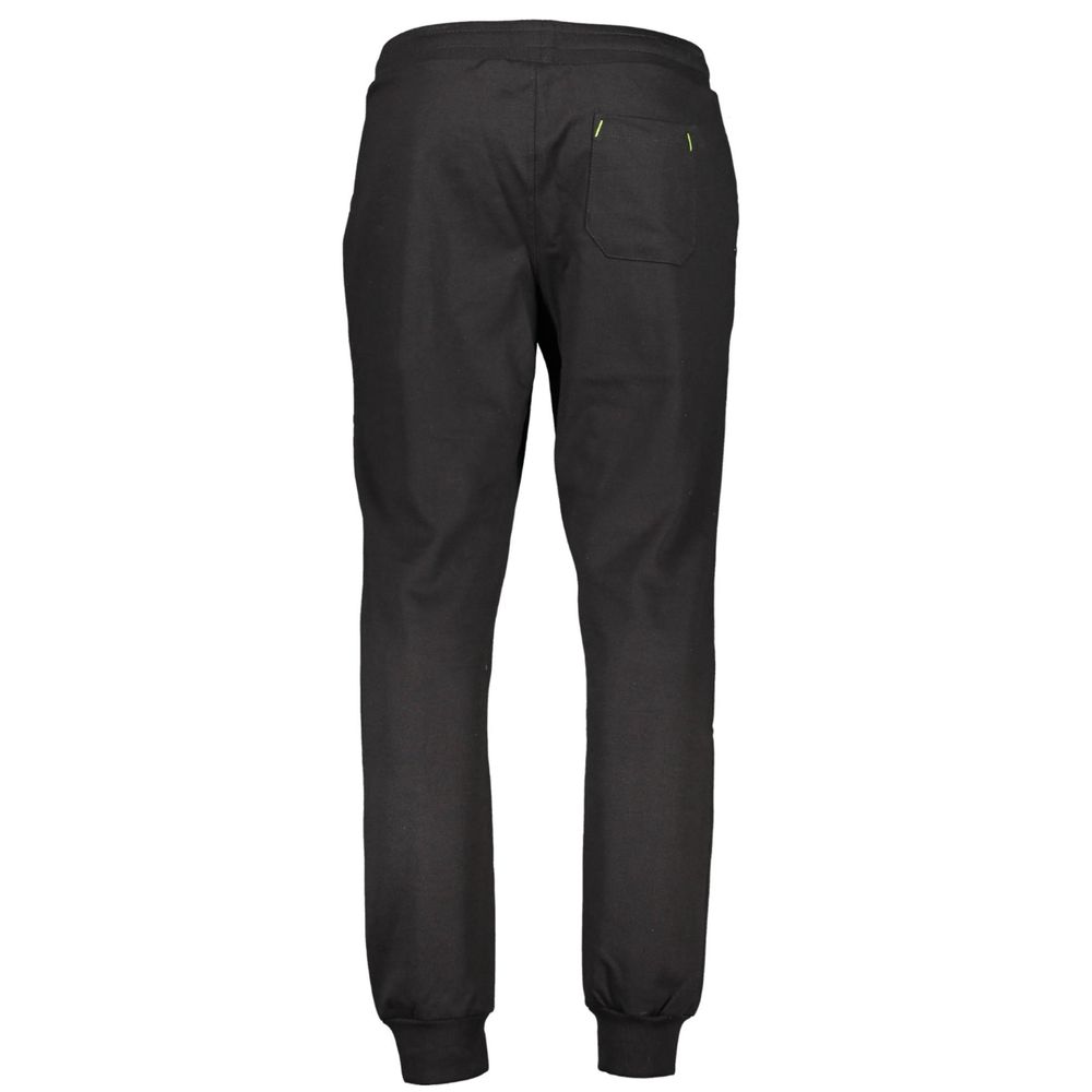 Gianmarco Venturi Black Cotton Men’s Track Pant
