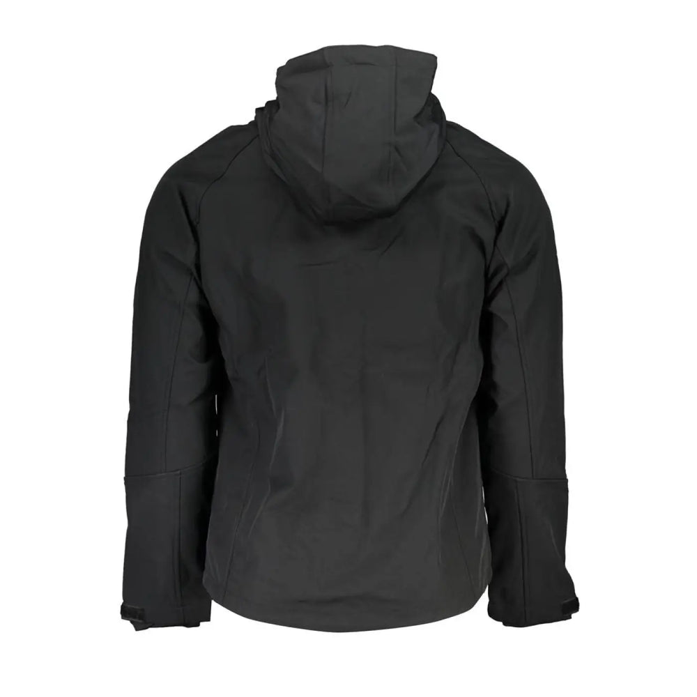 Gianmarco Venturi Black Polyester Men’s Jacket