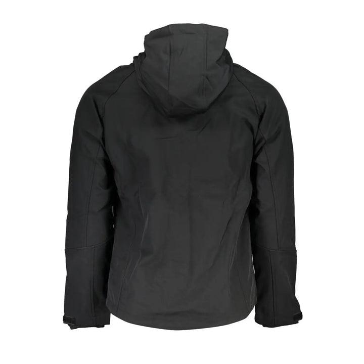 Gianmarco Venturi Black Polyester Men’s Jacket
