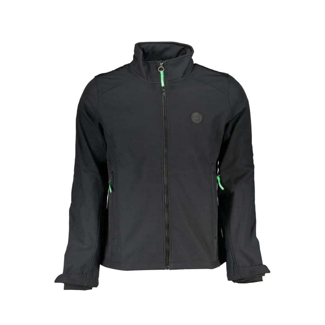 Gianmarco Venturi Black Polyester Men’s Jacket