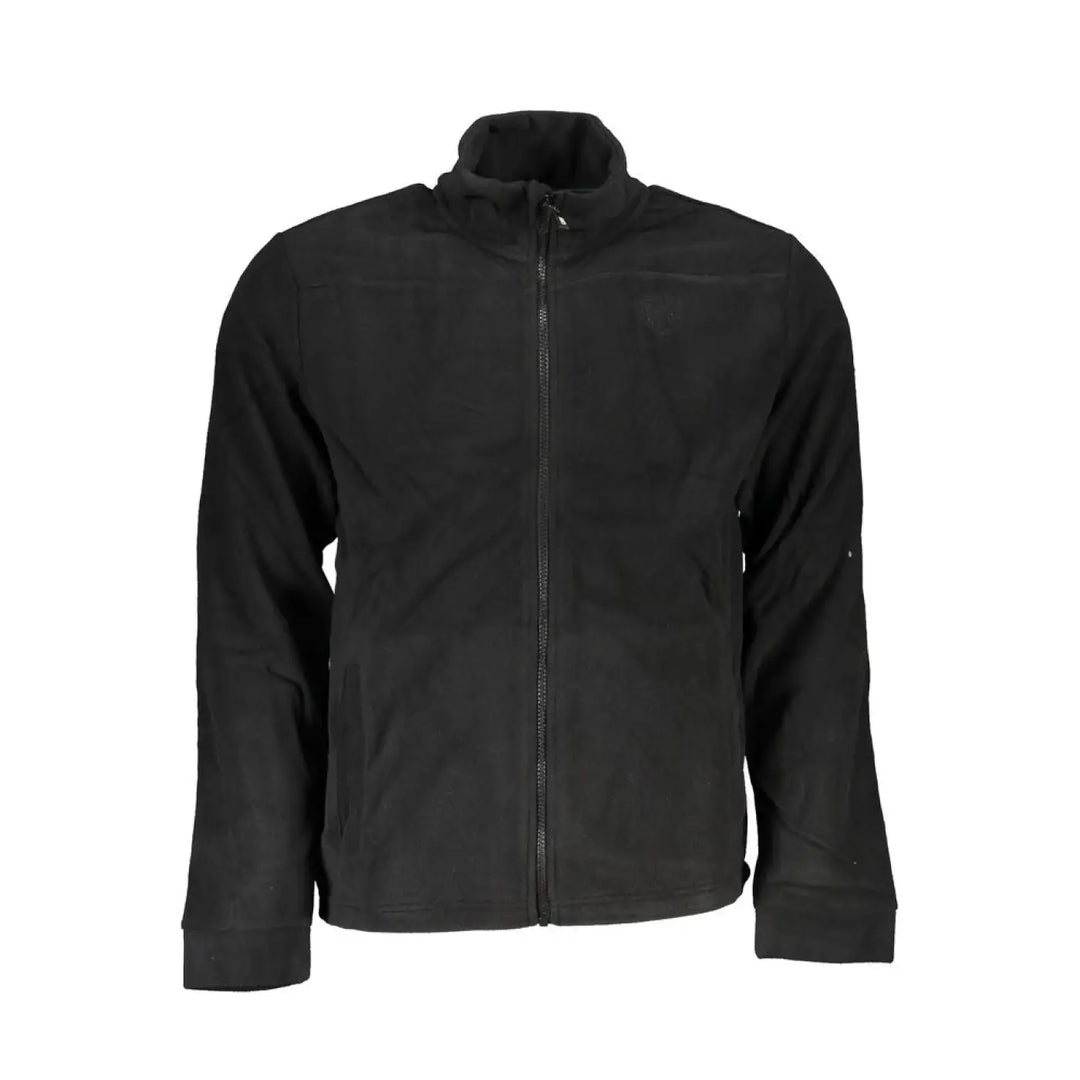 Gianmarco Venturi Black Polyester Men’s Sweatshirt