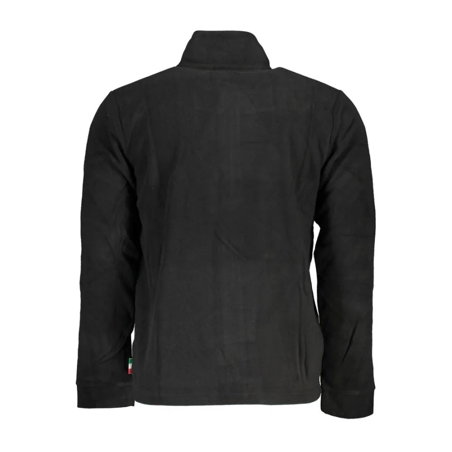 Gianmarco Venturi Black Polyester Men’s Sweatshirt