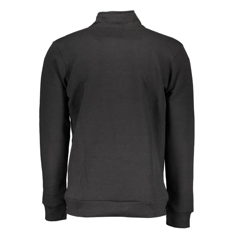 Gianmarco Venturi Black Polyester Men’s Sweatshirt
