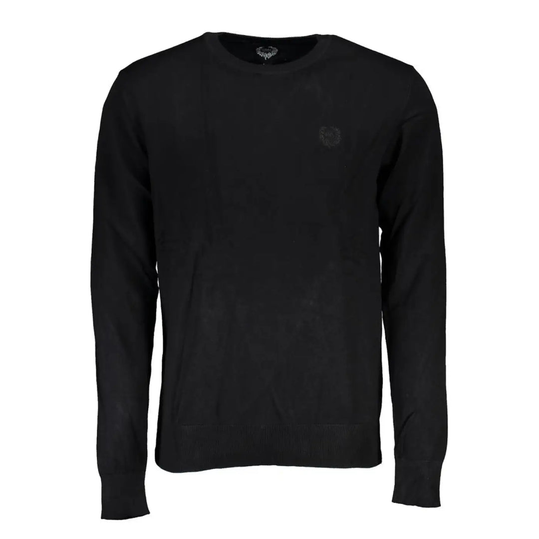 Gianmarco Venturi Black Viscose Men’s Sweater
