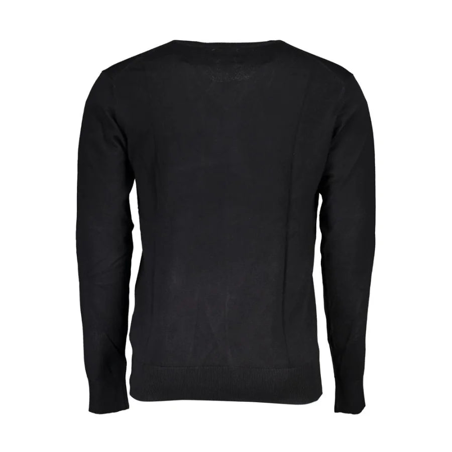 Gianmarco Venturi Black Viscose Men’s Sweater