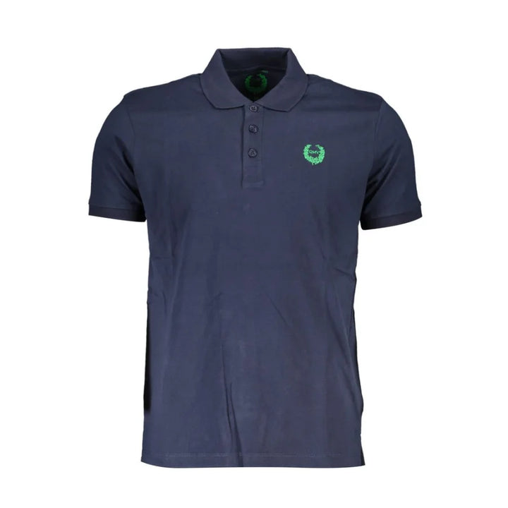 Gianmarco Venturi Blu Cotton Men Polo