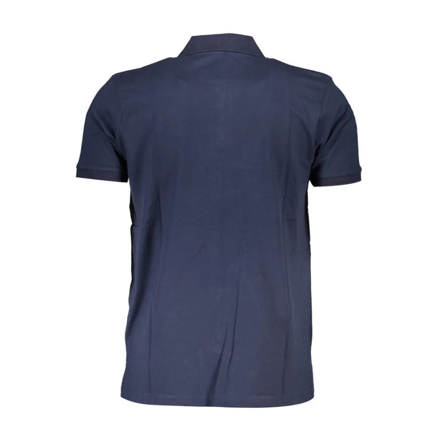 Gianmarco Venturi Blu Cotton Men Polo