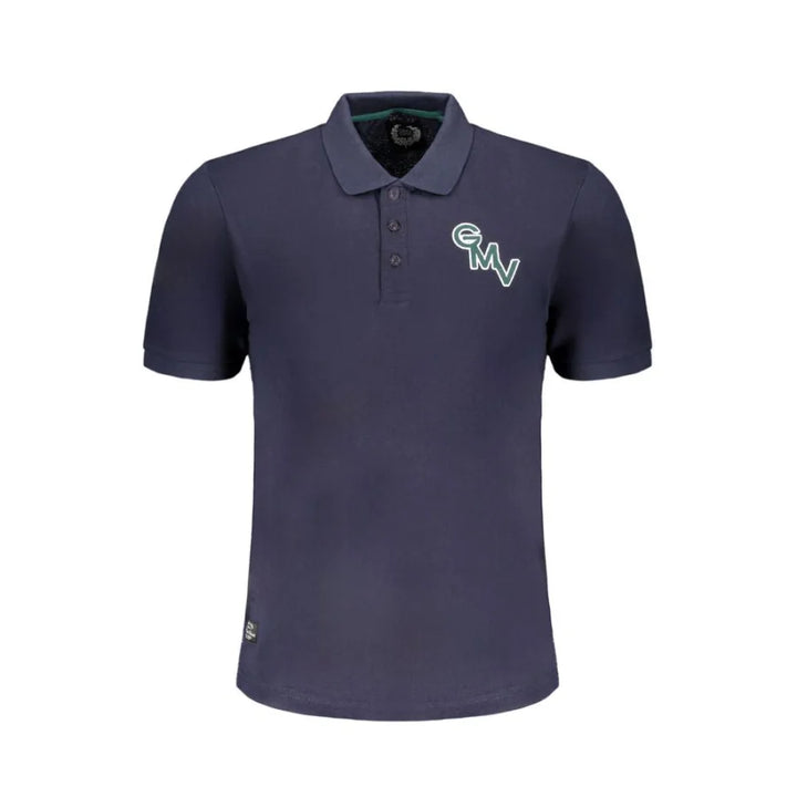 Gianmarco Venturi Blu Cotton Men Polo
