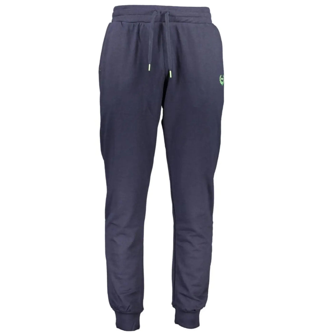 Gianmarco Venturi Blu Cotton Men’s Sweatpant