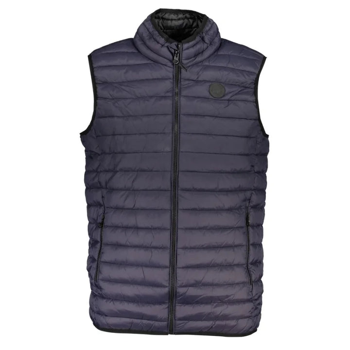 Gianmarco Venturi Blu Poliammide Men’s Gilet
