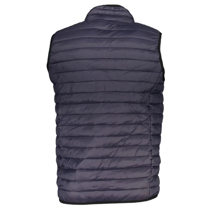 Gianmarco Venturi Blu Poliammide Men’s Gilet
