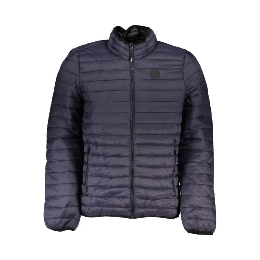Gianmarco Venturi Blu Poliammide Men’s Jacket