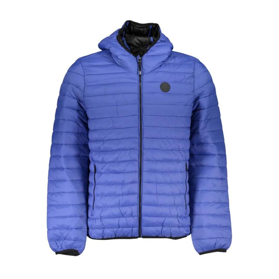 Gianmarco Venturi Blu Poliammide Men’s Jacket