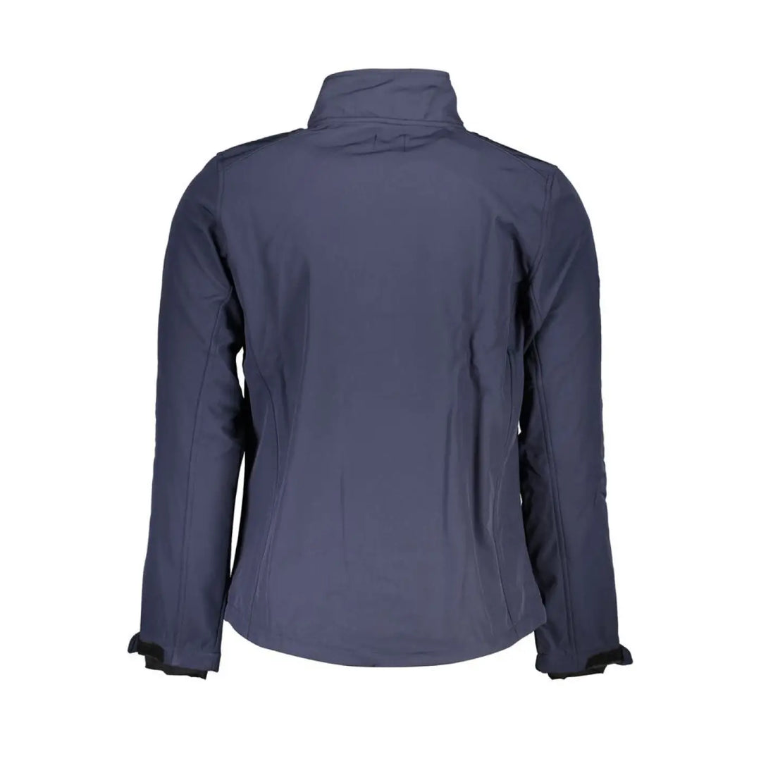 Gianmarco Venturi Blu Polyester Men’s Jacket