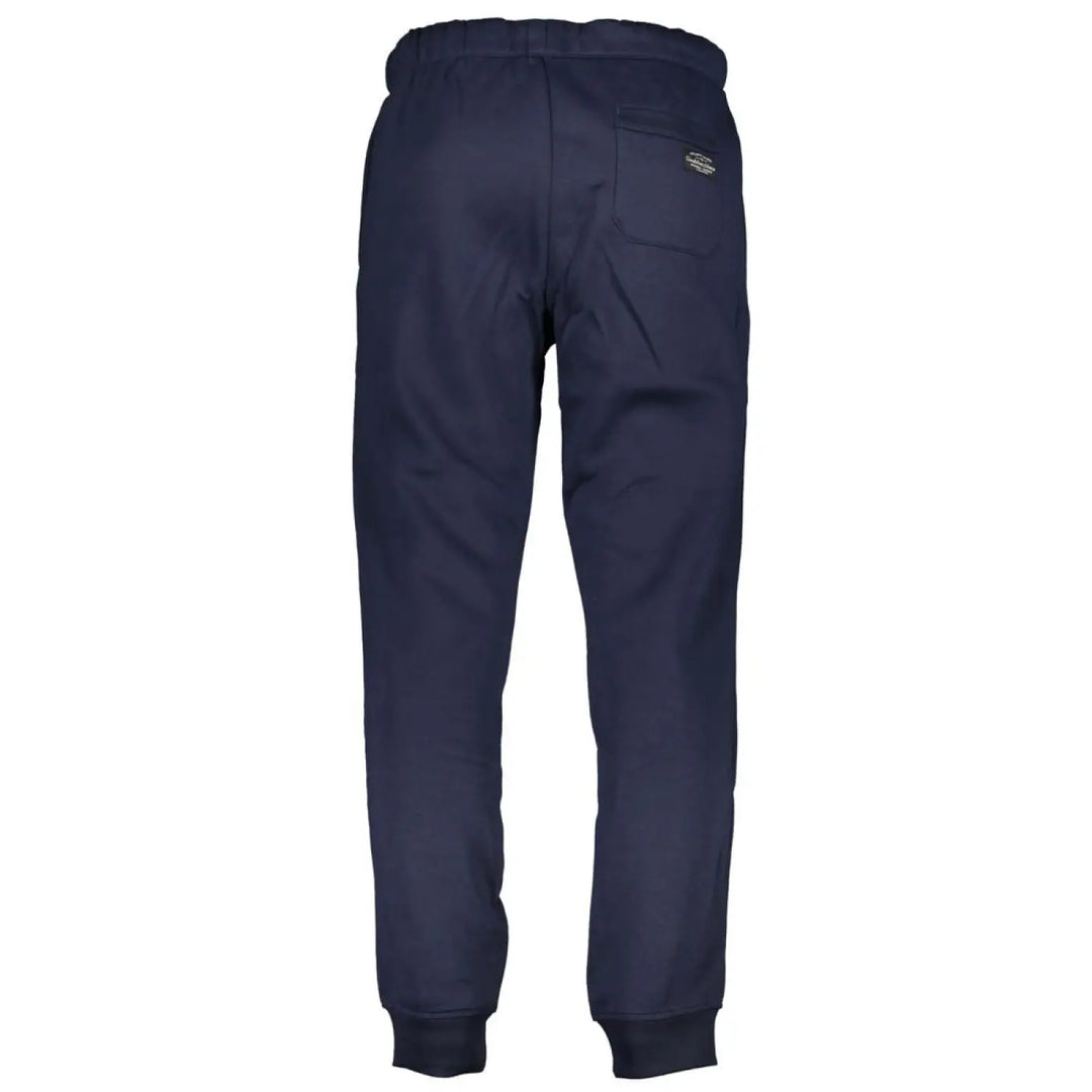 Gianmarco Venturi Blu Polyester Men’s Sports Trouser