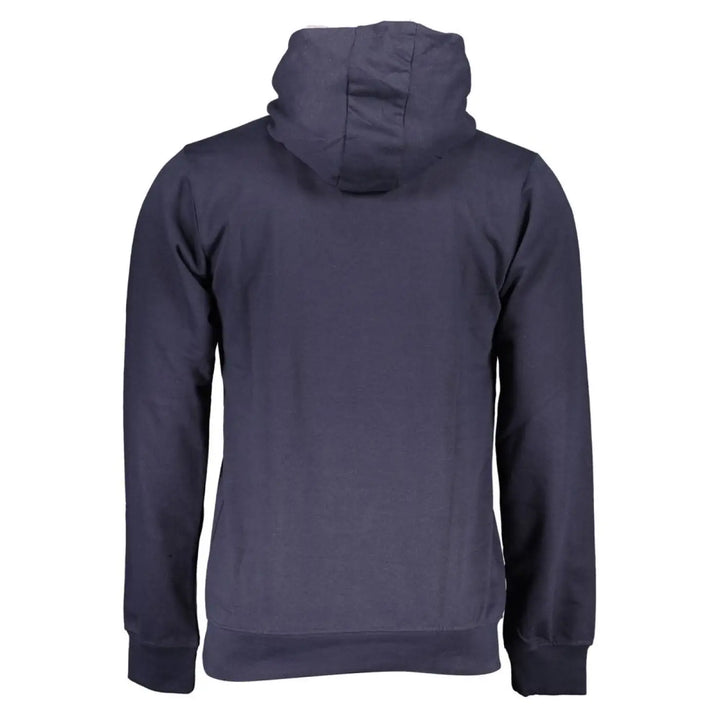 Gianmarco Venturi Blue Cotton Men Hoodie