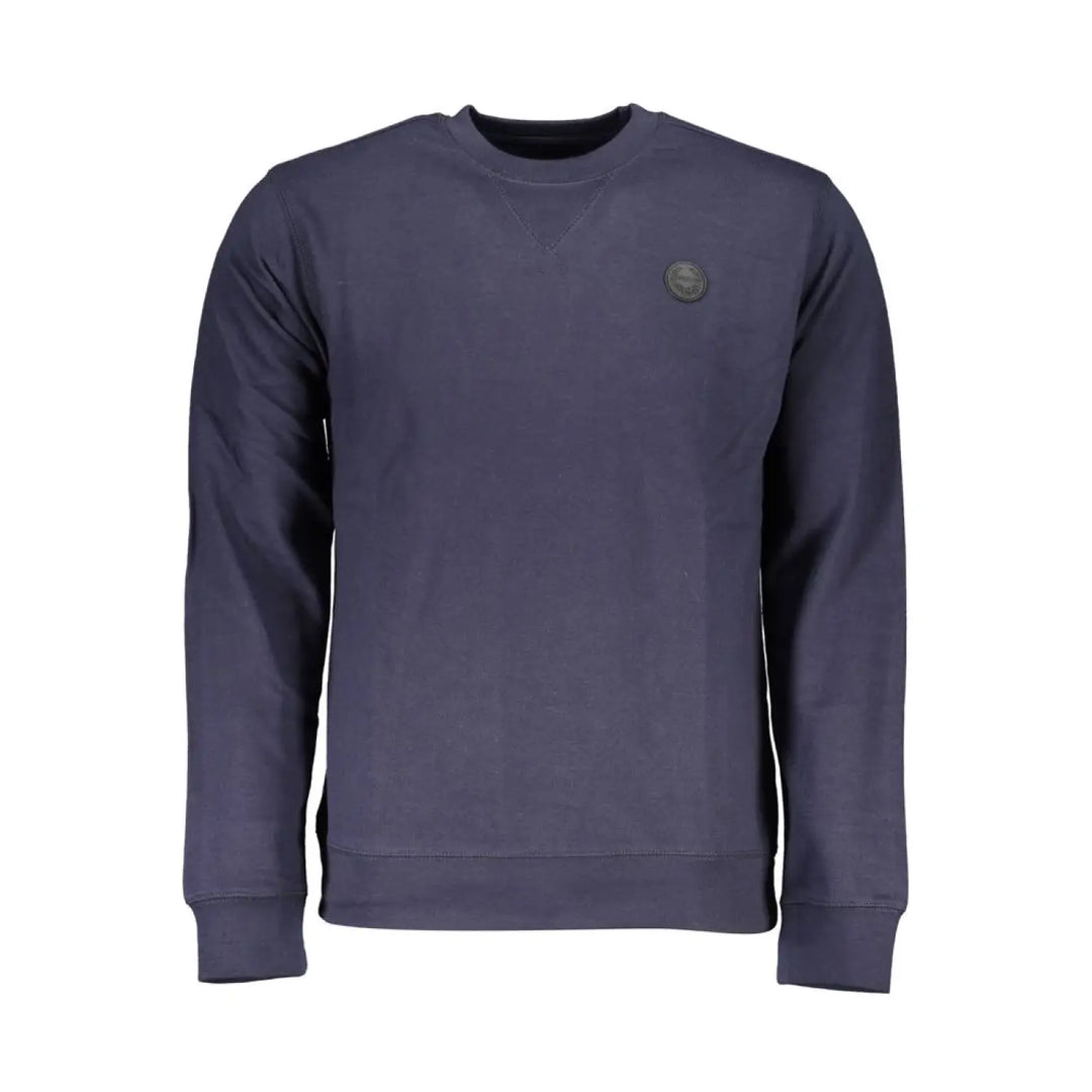 Gianmarco Venturi Blue Cotton Men Sweatshirt