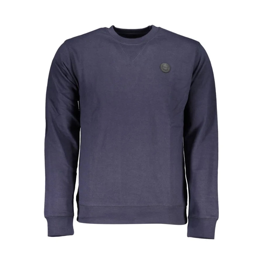 Gianmarco Venturi Blue Cotton Men Sweatshirt