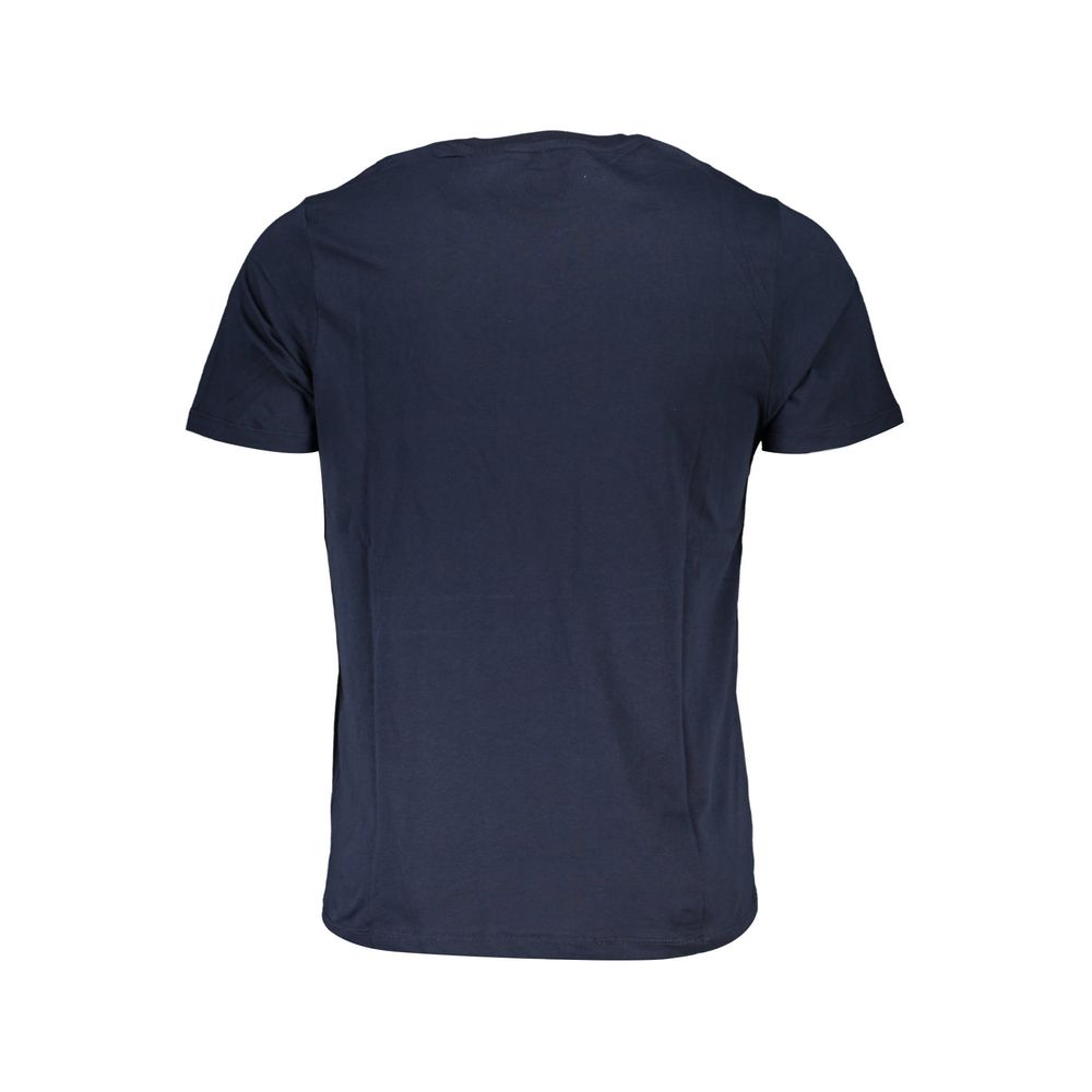 Gianmarco Venturi Blue Cotton Men T-shirt