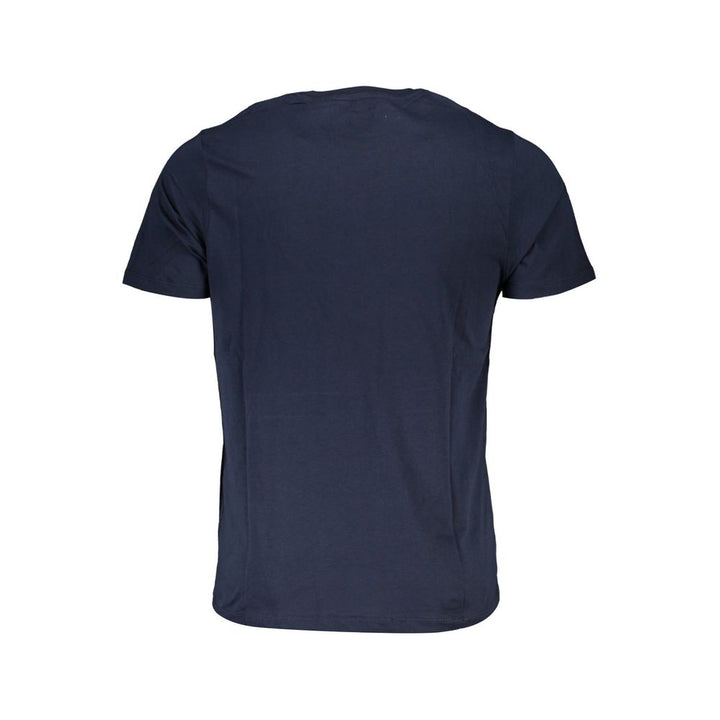 Gianmarco Venturi Blue Cotton Men T-shirt
