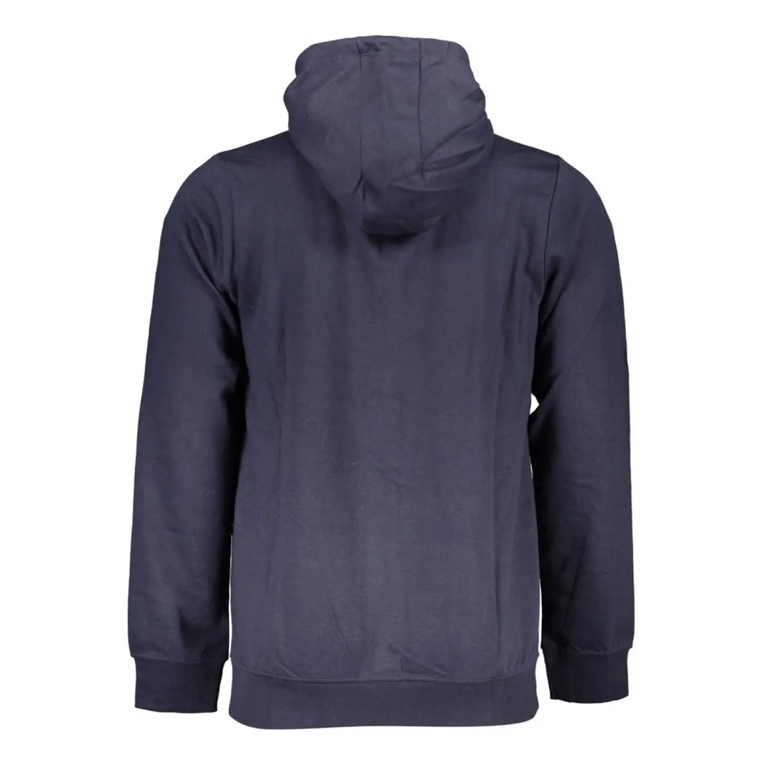 Gianmarco Venturi Blue Cotton Men’s Hoodie