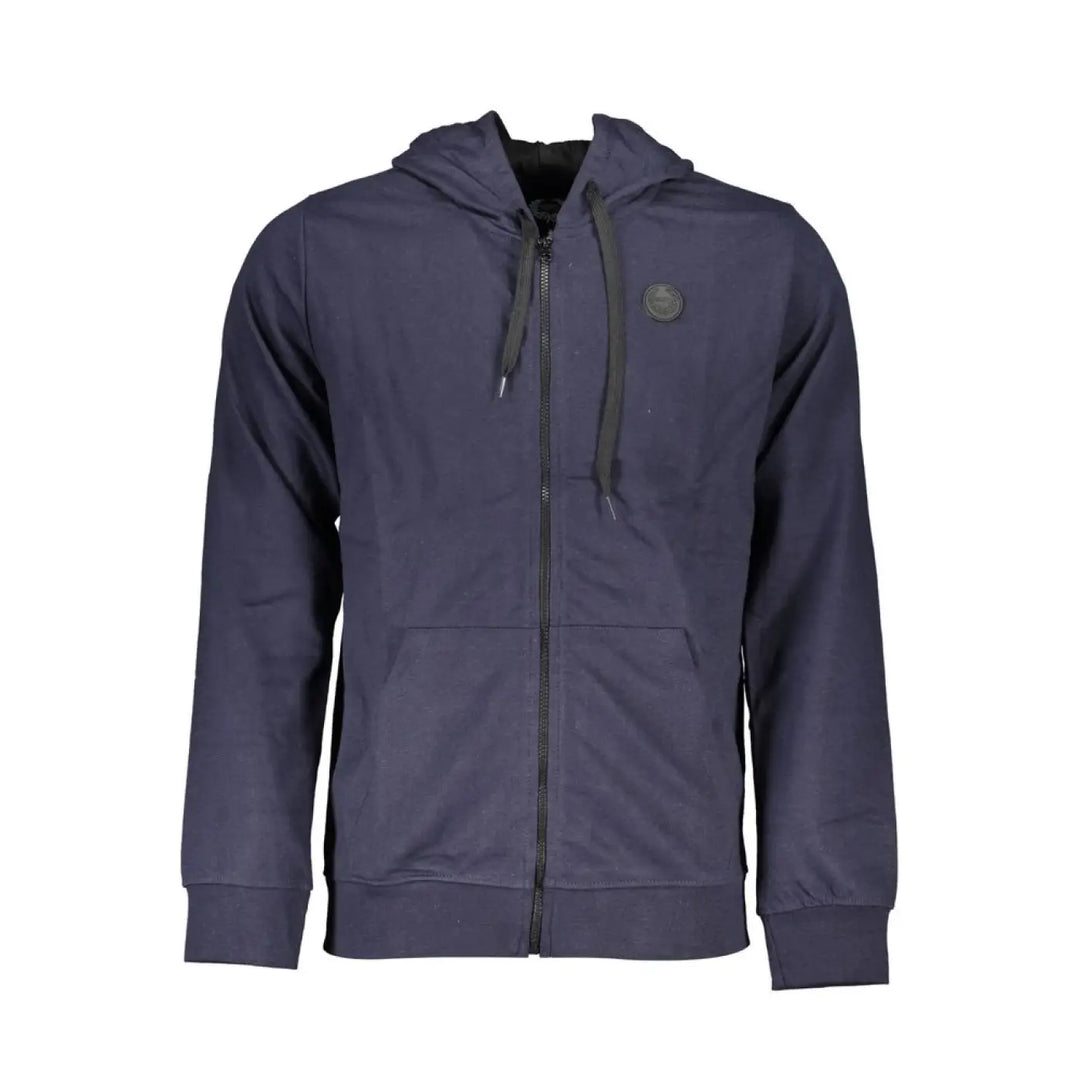 Gianmarco Venturi Blue Cotton Men’s Hoodie