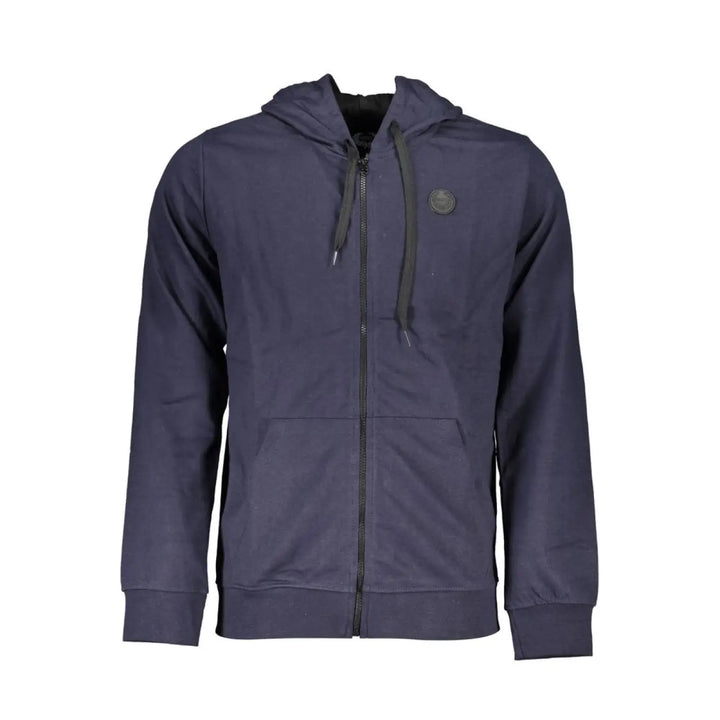 Gianmarco Venturi Blue Cotton Men’s Hoodie