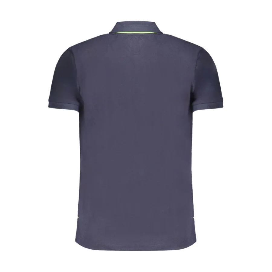 Gianmarco Venturi Blue Cotton Men’s Polo Shirt