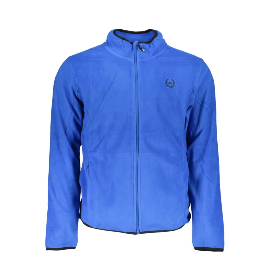 Gianmarco Venturi Blue Cotton Mens Sweater