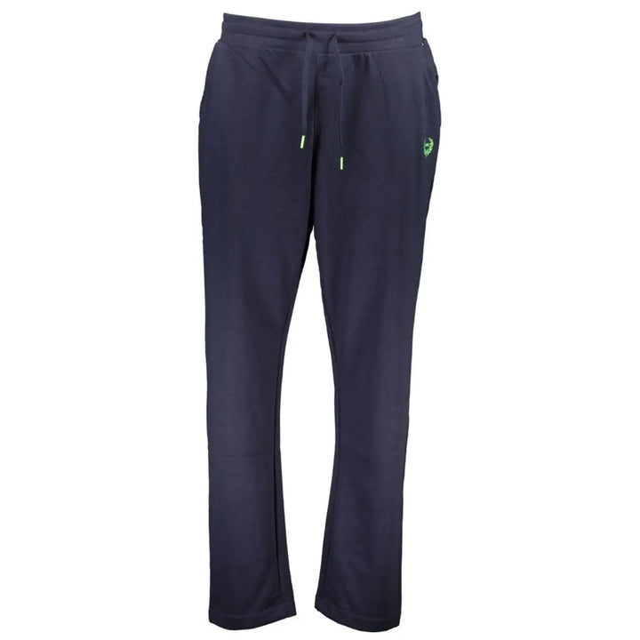 Gianmarco Venturi Blue Cotton Men’s Sweatpant