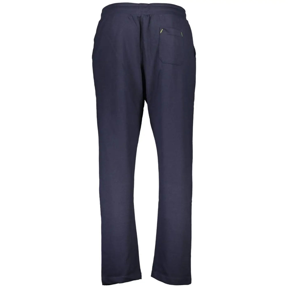 Gianmarco Venturi Blue Cotton Men’s Sweatpant
