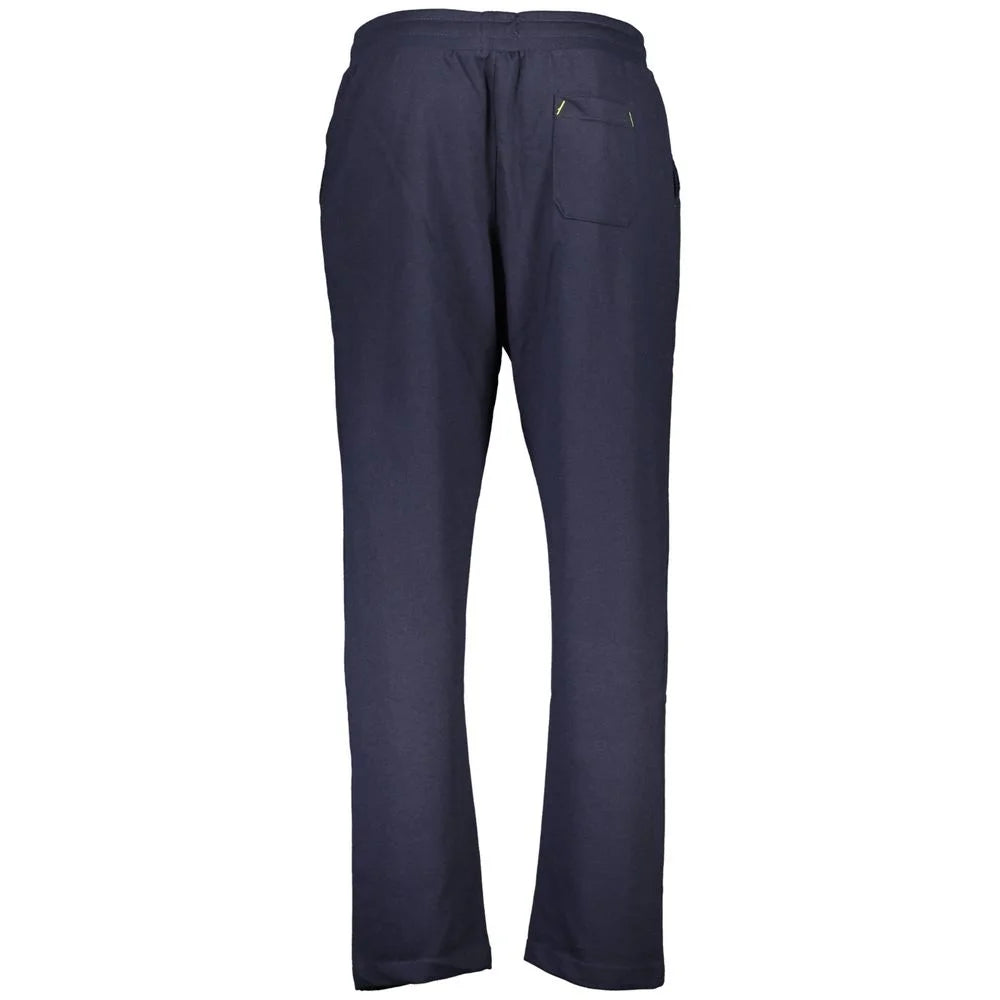 Gianmarco Venturi Blue Cotton Men’s Sweatpant