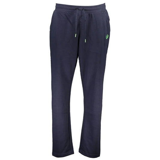 Gianmarco Venturi Blue Cotton Men’s Sweatpant