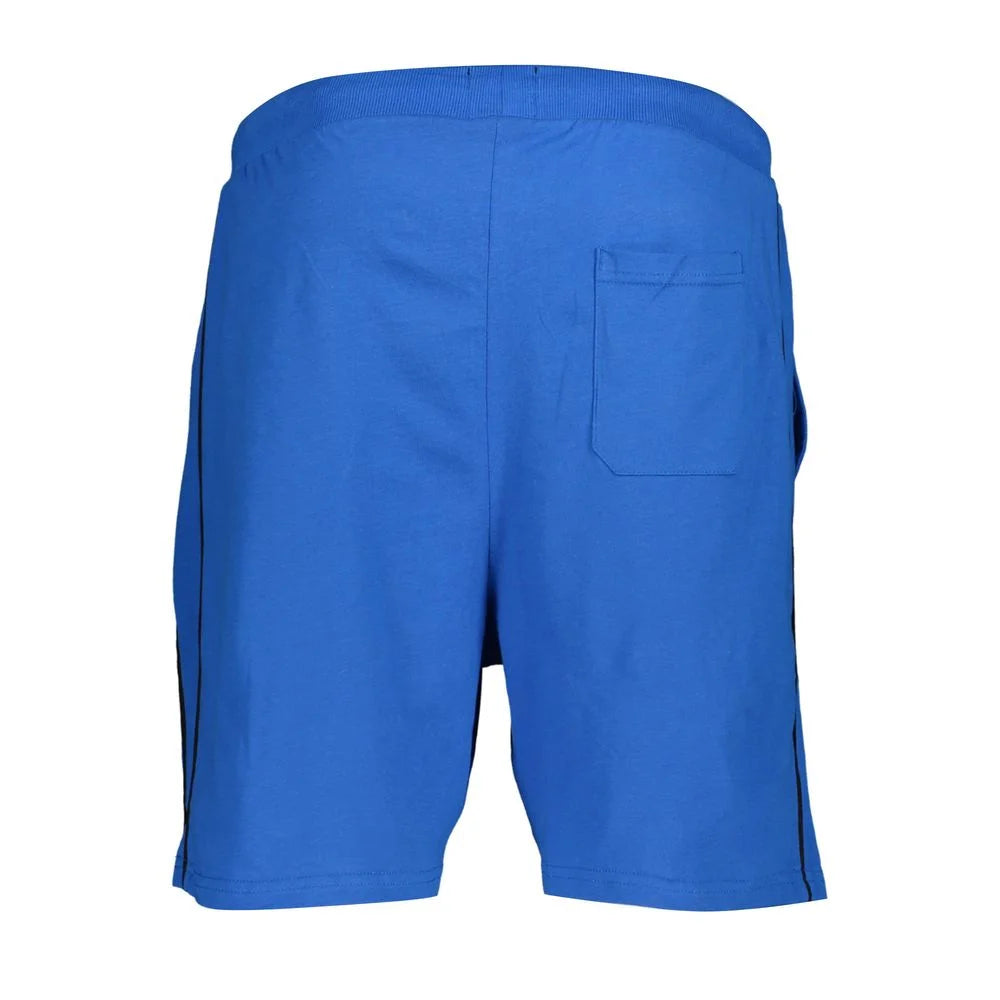 Gianmarco Venturi Blue Cotton Men’s Sweatpant Shorts