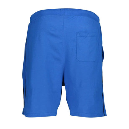 Gianmarco Venturi Blue Cotton Men’s Sweatpant Shorts
