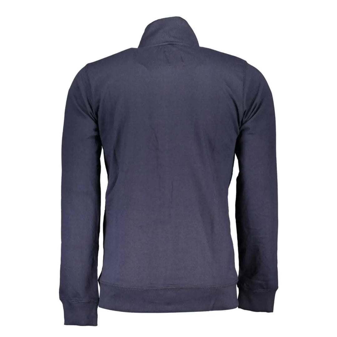 Gianmarco Venturi Blue Cotton Men’s Sweatshirt