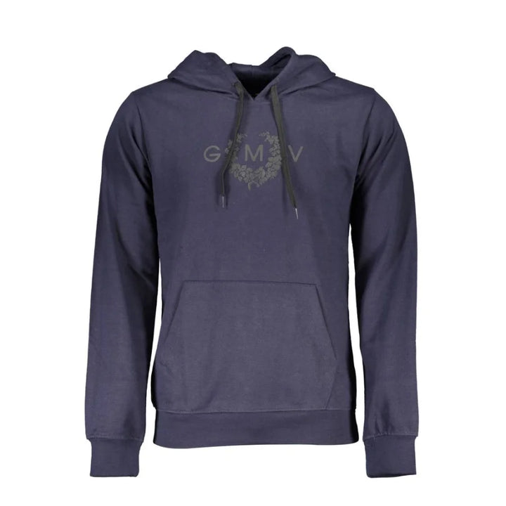 Gianmarco Venturi Blue Cotton Sweatshirt