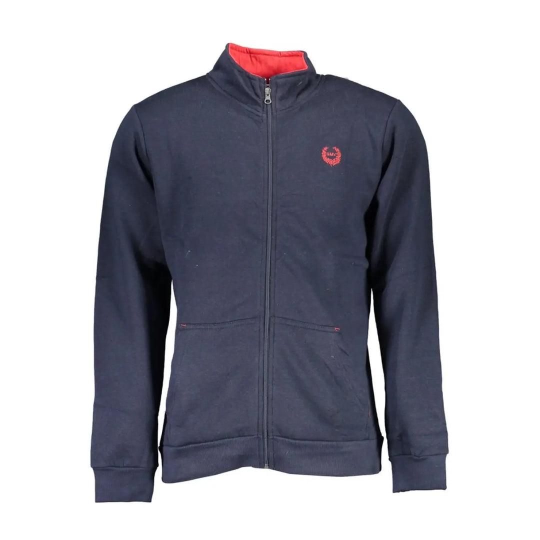 Gianmarco Venturi Blue Polyester Men Sweatshirt