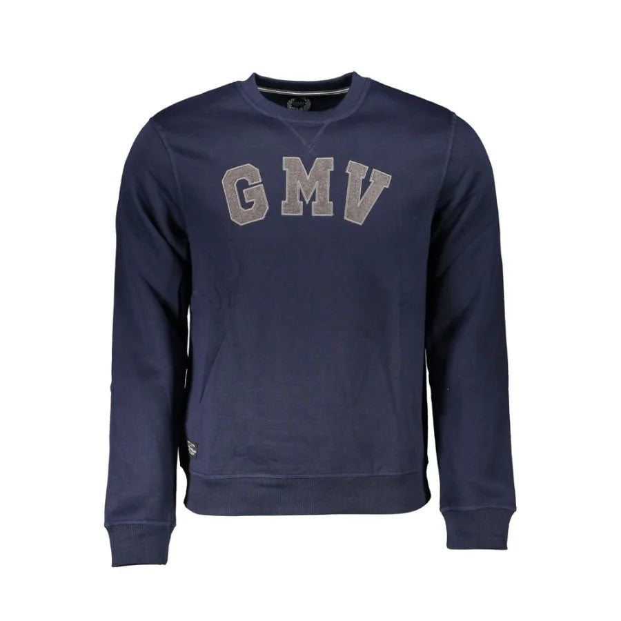 Gianmarco Venturi Blue Polyester Men Sweatshirt