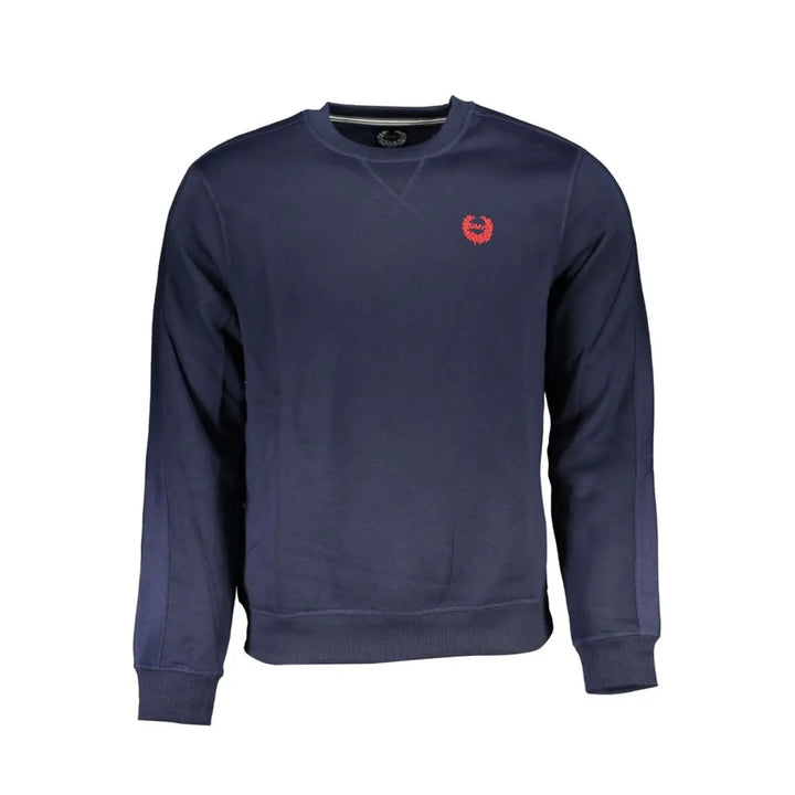 Gianmarco Venturi Blue Polyester Men’s Sweatshirt