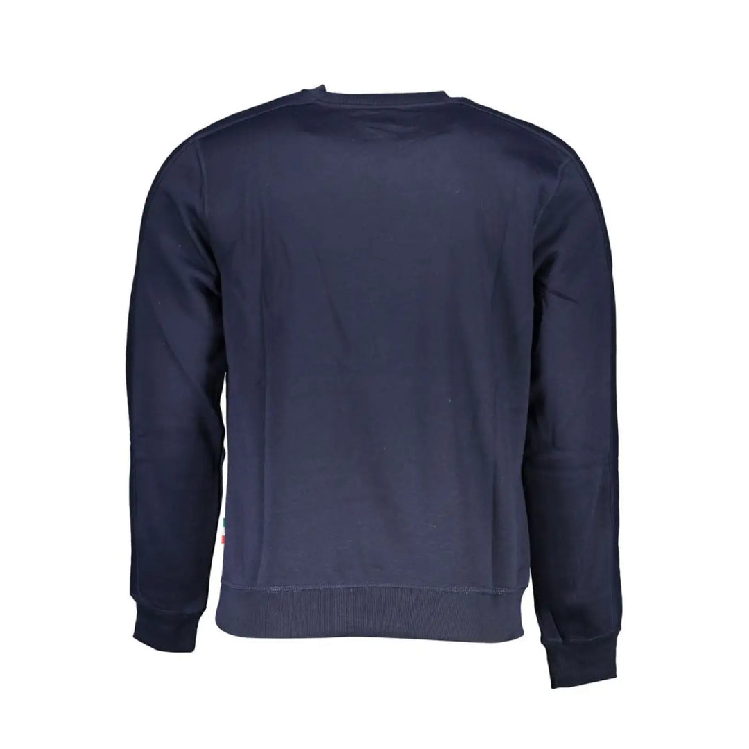 Gianmarco Venturi Blue Polyester Men’s Sweatshirt