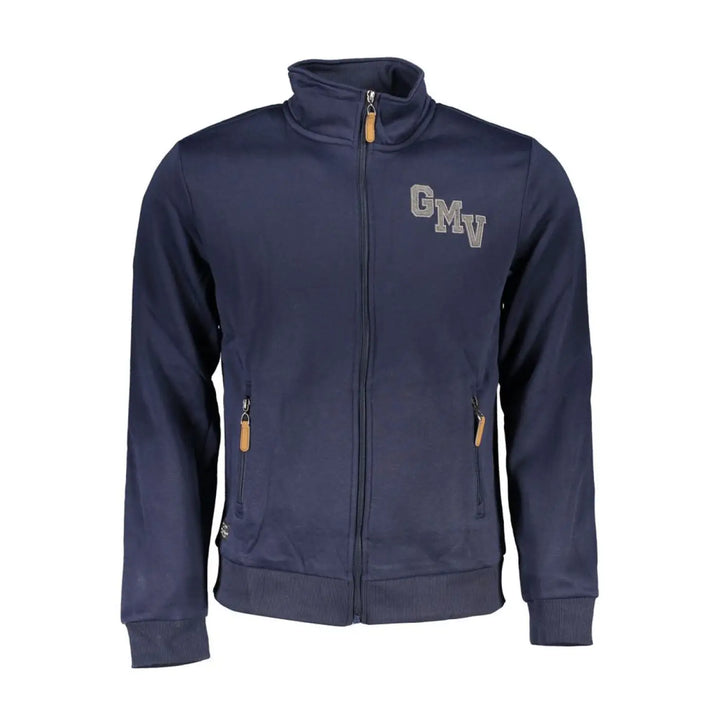 Gianmarco Venturi Blue Polyester Men’s Sweatshirt