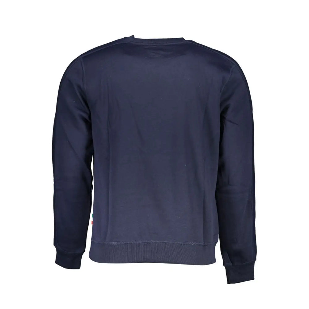 Gianmarco Venturi Blue Polyester Men’s Sweatshirt