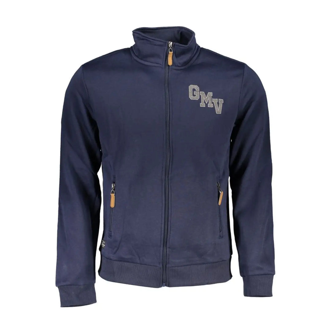 Gianmarco Venturi Blue Polyester Men’s Sweatshirt