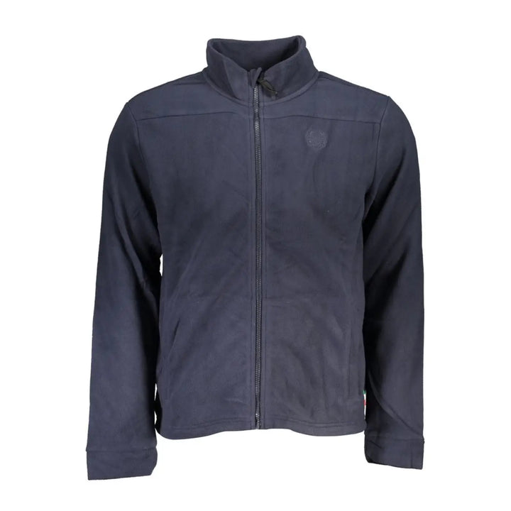 Gianmarco Venturi Blue Polyester Men’s Sweatshirt